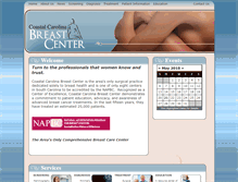 Tablet Screenshot of coastalbreastcenter.com